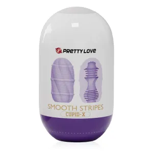 Masturbator gelatinos flexibil cu striații pentru bărbați 9 cm - 77700254