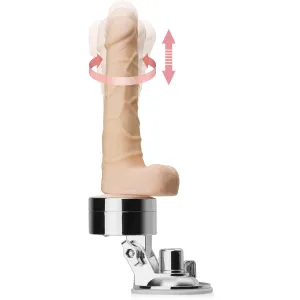 VIBRATOR TELESCOPIC ROTATIV-RETRACTOR - PENIS REALIST - 75394712