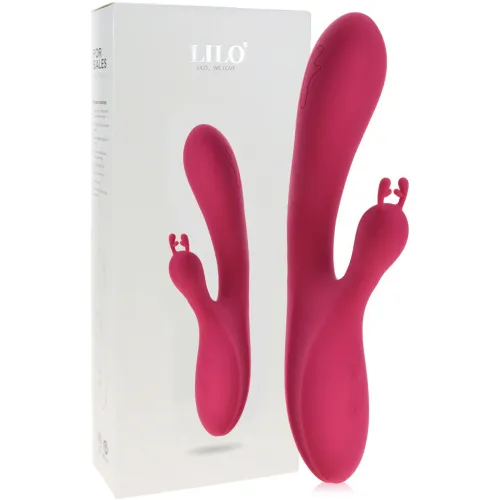 VIBRATOR PUTERNIC CU DOUĂ MOTOARE - 10 FUNCȚII, TIJĂ FLEXIBILĂ, PROEMINENȚĂ CLITORIDIANĂ - 79994071