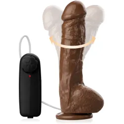 VIBRATOR ROTATIV LATINO PE VENTUZĂ + TELECOMANDĂ - 72981102