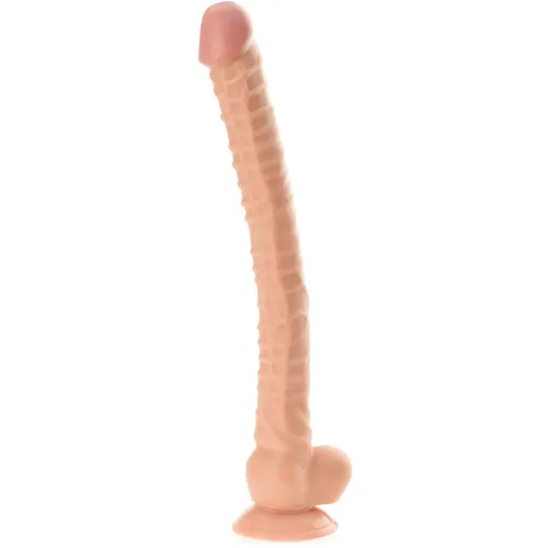 PENIS ARTIFICIAL - LUNGIME 42 CM - DONG, DILDO DIN GEL CU VENTUZĂ - 75657995