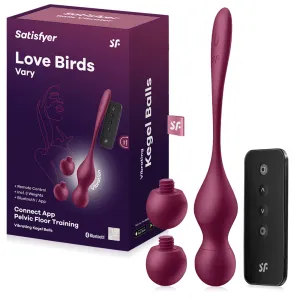 Satisfyer Love Birds Vary biluțe vibrante kegel cu telecomandă - 71360793