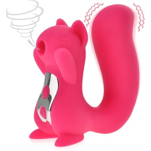 VIBRATOR VEVERIȚĂ CU APARAT DE MASAJ CLITORIDIAN 2ÎN1 - 76081976