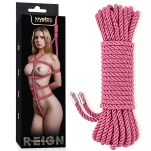 Rebellion funie roz de 10 m pentru bondage BDSM - 70000503