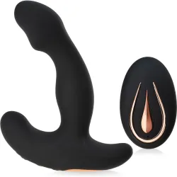 MASEUR DE PROSTATĂ VIBRATOR ANAL 12 FUNCȚII SEXUALE + TELECOMANDĂ - 76373262