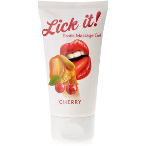 LICK IT CHERRY 50 ml AROMATERAPIE GEL DE MASAJ PENTRU ÎNTREGUL CORP - CIREȘE - 78090928