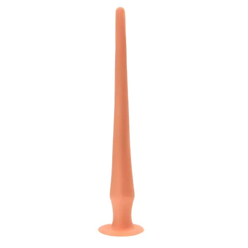 Sondă anală din silicon elastica de culoarea pielii dildo 50 cm - 77015520
