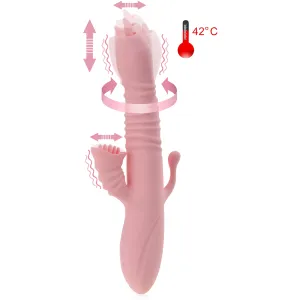 VIBRATOR ÎNCĂLZIT LA 42°C ROTATIV-GLISANT PENTRU STIMULAREA CLITORISULUI, PUNCTULUI G, ANUSULUI - 72042902