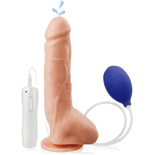 VIBRATOR CU EJACULARE - 10 FUNCȚII - VIBRATOR PENTRU PENIS PE VENTUZĂ - 77474890