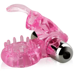 INEL DIN GEL CU IEPURAȘ- 10 FUNCȚII DE VIBRAȚII - LBB 010132-1