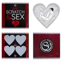 Set pentru cupluri LGBT GAY: Card de răzuit, bomboane pocnitoare, lubrifiant, masor - 75181285 - 7