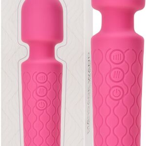 MASEUR EROTIC REZISTENT LA APĂ VIBRATOR EROTIC WAND 140 DE OPȚIUNI DE MÂNGÂIERE - 74991291