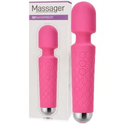MASEUR EROTIC REZISTENT LA APĂ VIBRATOR EROTIC WAND 140 DE OPȚIUNI DE MÂNGÂIERE - 74991291