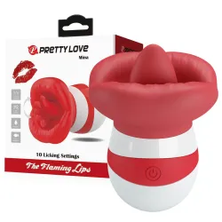 Masturbator pentru femei cu limbuță vibrantă, 10 moduri de masaj - 76919528