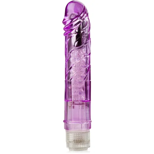 VIBRATOR DIN GEL CU PERLE DE PLĂCERE - WRW 1001