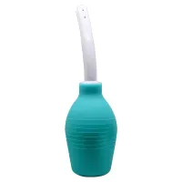 Irigator intim albastru cu pompă pentru clisma sex anal 310 ml - 76095790 - 5