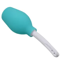 Irigator intim albastru cu pompă pentru clisma sex anal 310 ml - 76095790 - 3