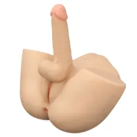 Păpușă realistă unisex cu penis realist, vagin artificial și anus - 77195407 - 8