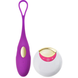 OU VIBRATOR CU TELECOMANDĂ OU DE SEX DIN SILICON PENTRU STIMULARE - 10 FUNCȚII - 70842077