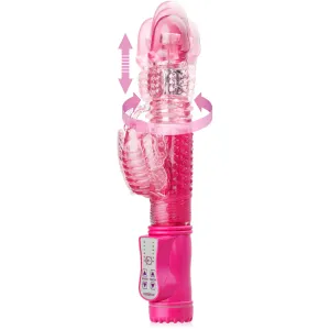 VIBRATOR ROTATIV-CU ALUNECARE ȘI CU ALBINUȚĂ – PENETRATOR ROZ– FFL 10551R