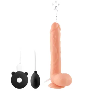 Penis artificial vibrant cu pompă, 10 programe de vibrație - 73510418