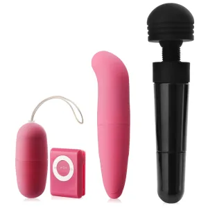 Set pentru Femei: Ou Vibrant, Masaj Aerian, Vibrator - 76432728