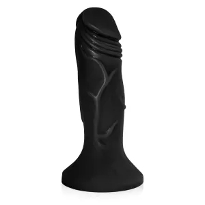 Dildo anal 12 cm negru flexibil penis artificial - 74959910